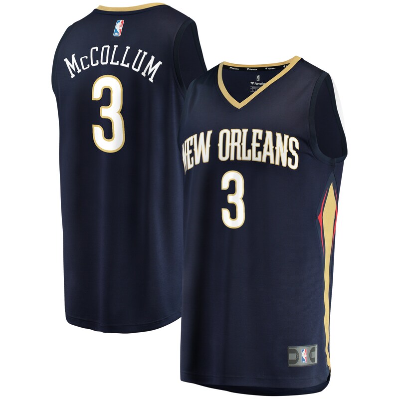 New Orleans Pelicans - Dres basketbalový "Fast Break" dětský - sezóna 2021/22, edice Icon, námořnická modř, C.J. McCollum