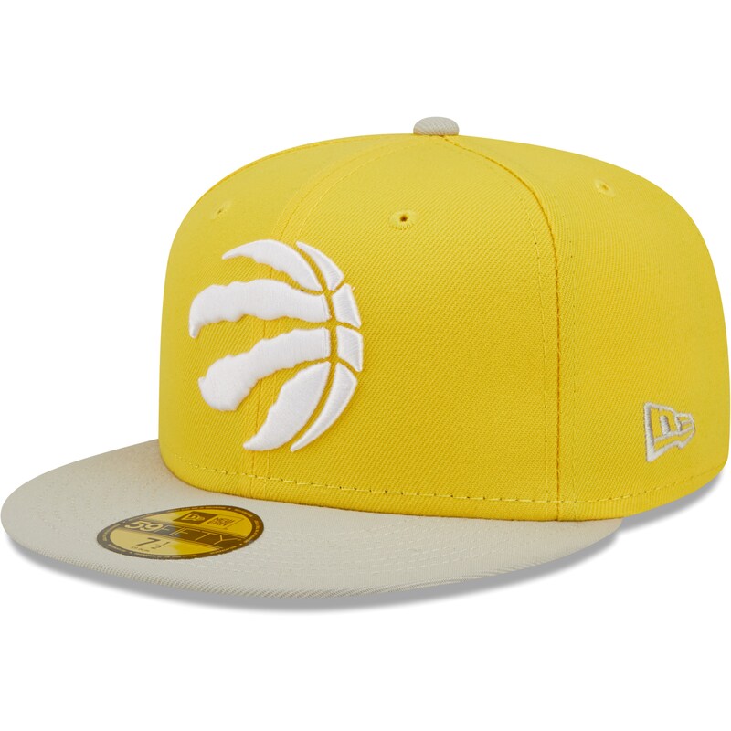 Toronto Raptors - Kšiltovka 59FIFTY pevná "Color Pack" - žlutošedá