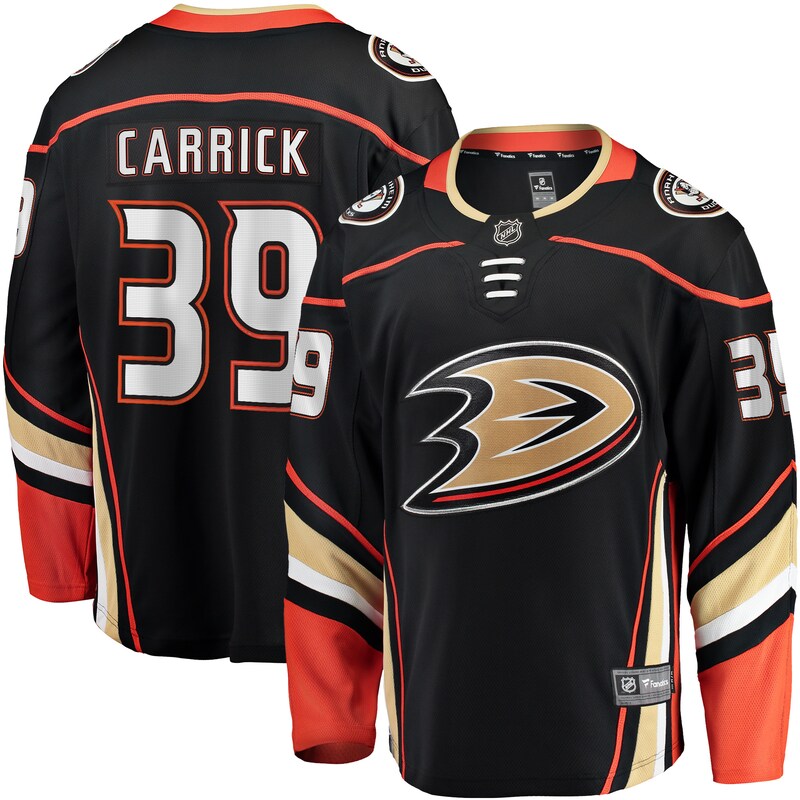 Anaheim Ducks - Dres hokejový "Breakaway" - černý, domácí, Sam Carrick
