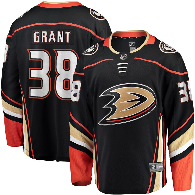 Anaheim Ducks - Dres hokejový "Breakaway" - černý, domácí, Derek Grant