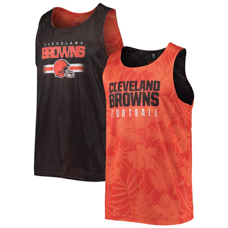 Cleveland Browns - Top "Floral" - oranžový, oboustranný