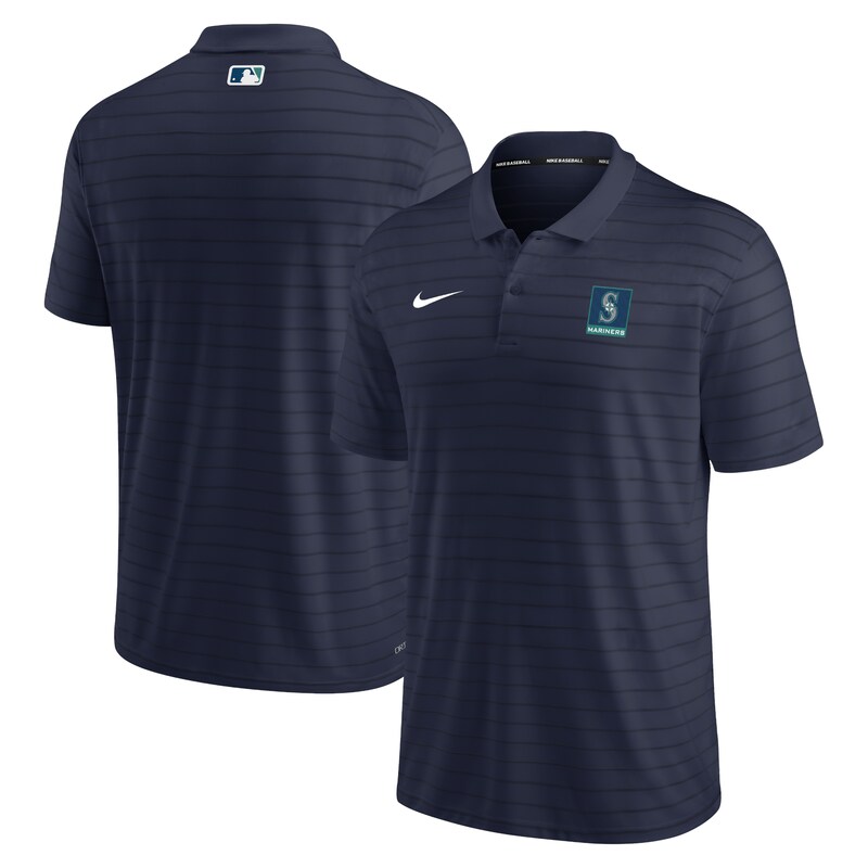 Seattle Mariners - Tričko s límečkem "Performance" - s pruhy, autentické, pique, námořnická modř