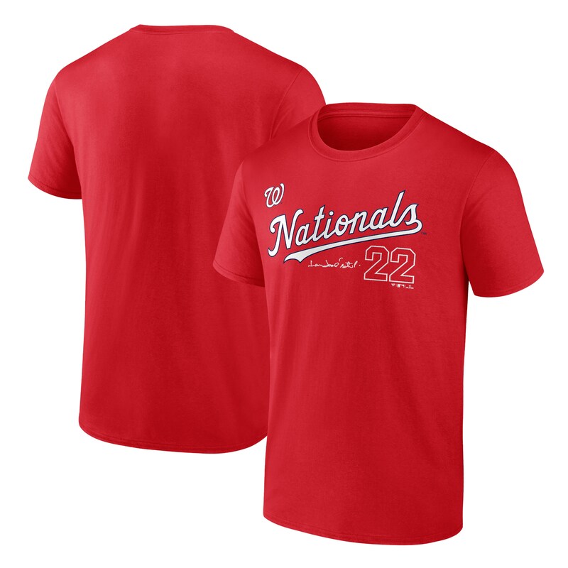 Washington Nationals - Tričko "Name & Number" - Juan Soto, červené
