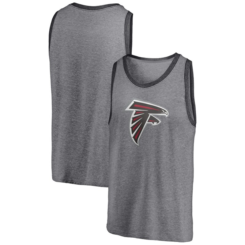 Atlanta Falcons - Top "Famous" - žíhaný, tri-blend, šedý