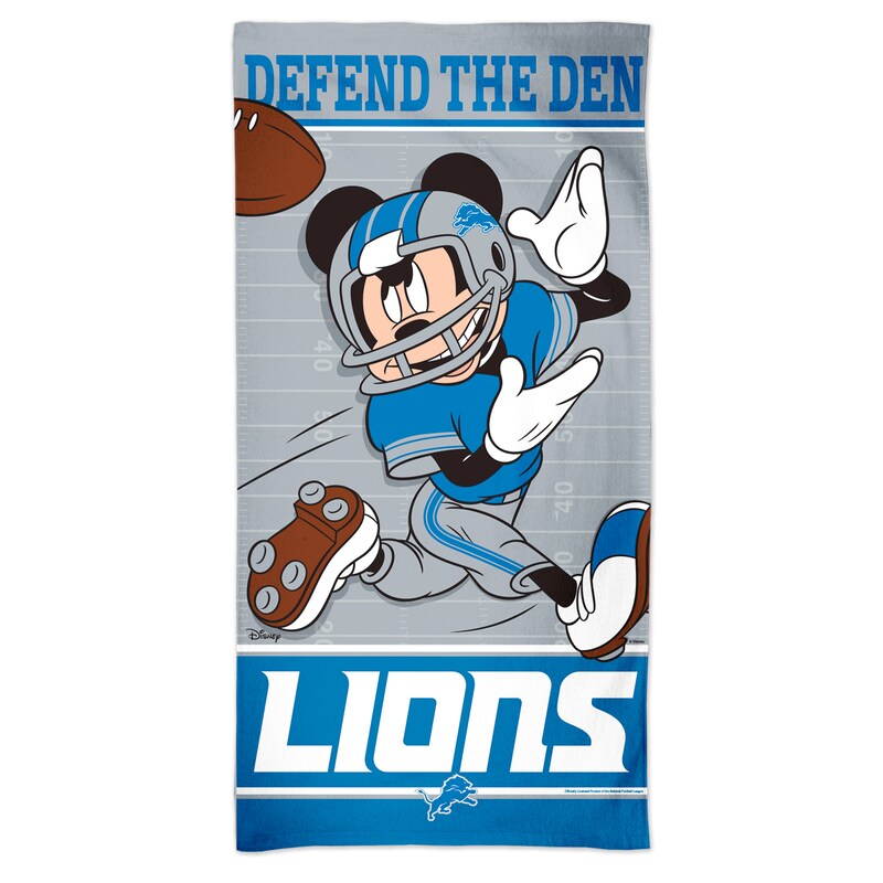 Detroit Lions - Ručník plážový "Disney Spectra" (76x152 cm)