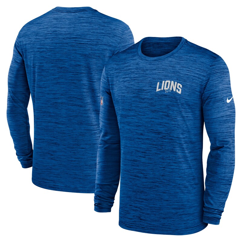 Detroit Lions - Tričko "Velocity Athletic Performance" - dlouhý rukáv, modré