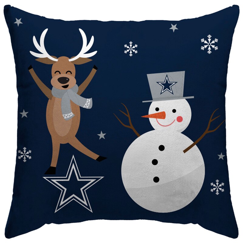 Dallas Cowboys - Polštář "Holiday Reindeer Décor" (46x46 cm)
