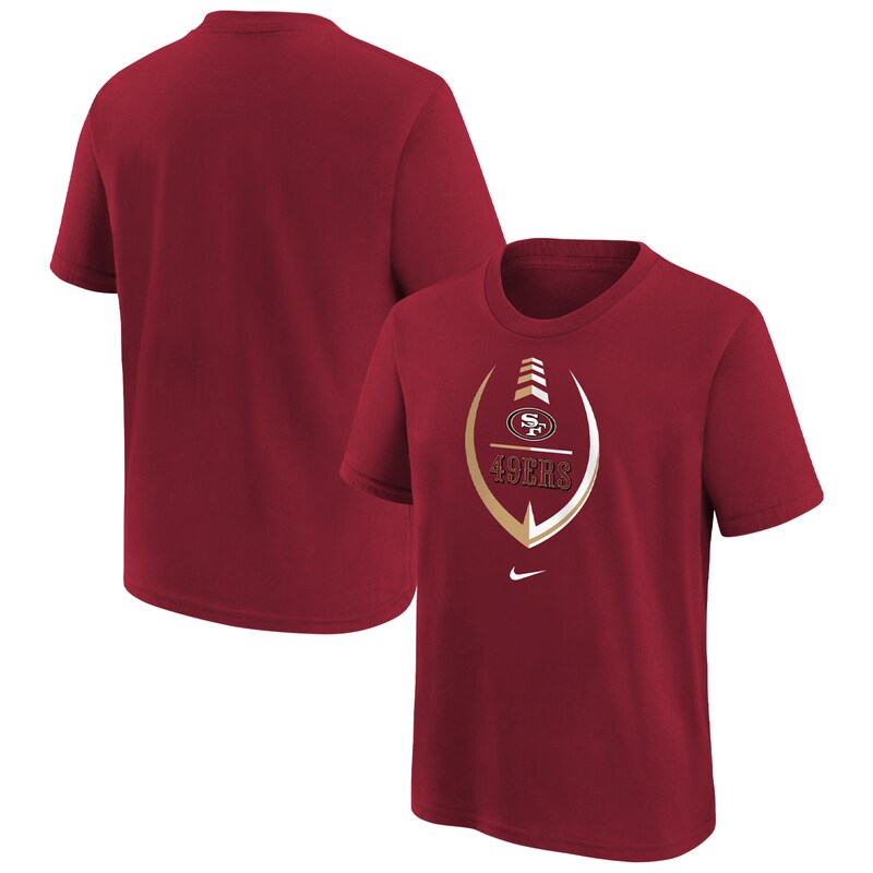 San Francisco 49ers - Tričko "Icon" pro předškoláky, dívčí - červené