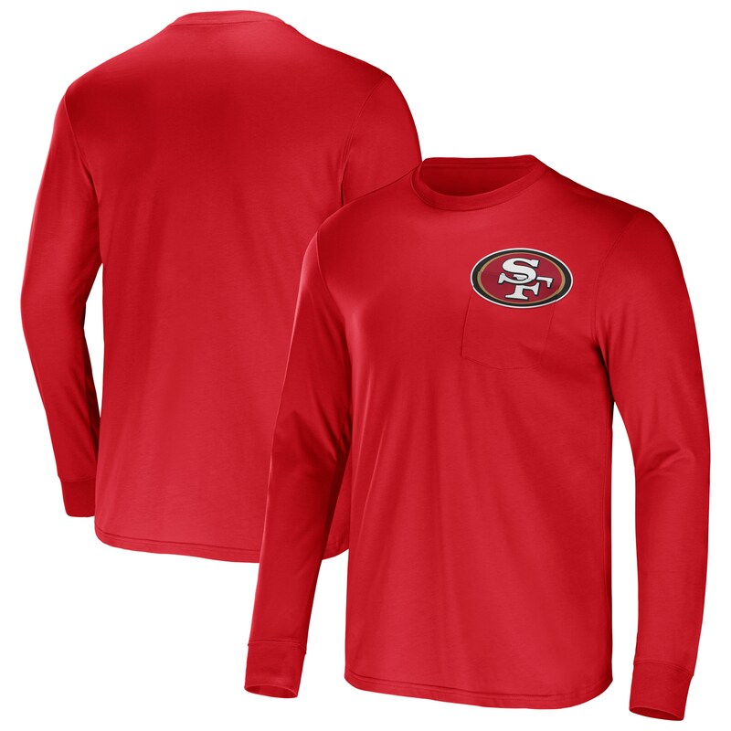 San Francisco 49ers - Tričko - červené, dlouhý rukáv