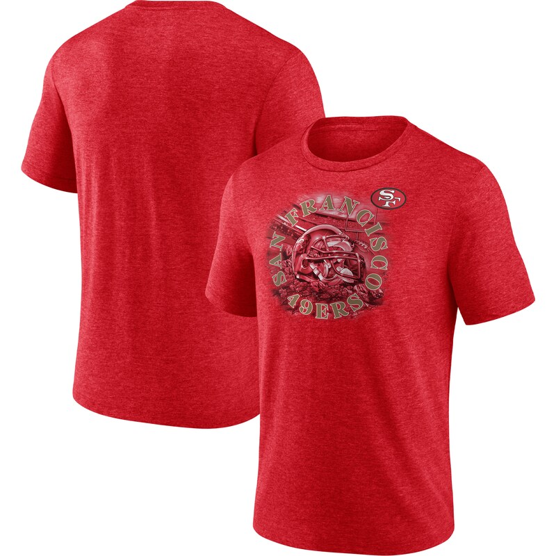 San Francisco 49ers - Tričko "Sporting Chance" - žíhané, červené
