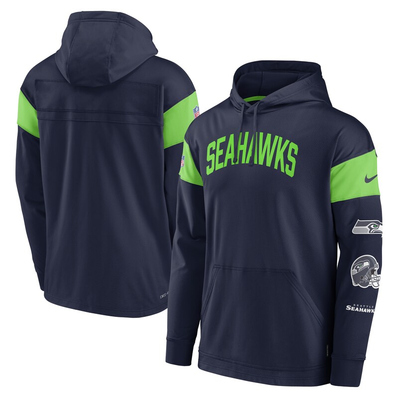 Seattle Seahawks - Mikina s kapucí "Athletic Arch Jersey" - sideline, námořnická modř