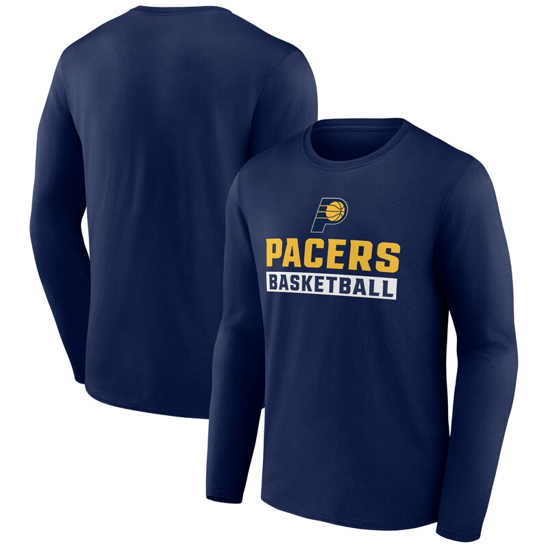 Indiana Pacers - Tričko "Let's Go" - dlouhý rukáv, námořnická modř