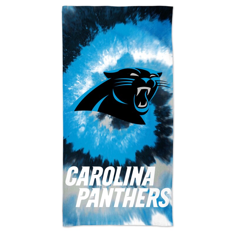 Carolina Panthers - Ručník plážový "Spectra" (152x76 cm) - tie dye