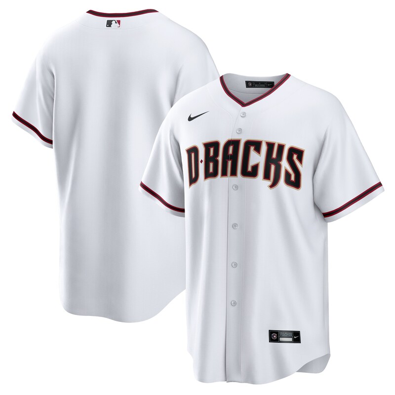 Arizona Diamondbacks - Dres basebalový replika - bez jména a čísla, domácí, bílý