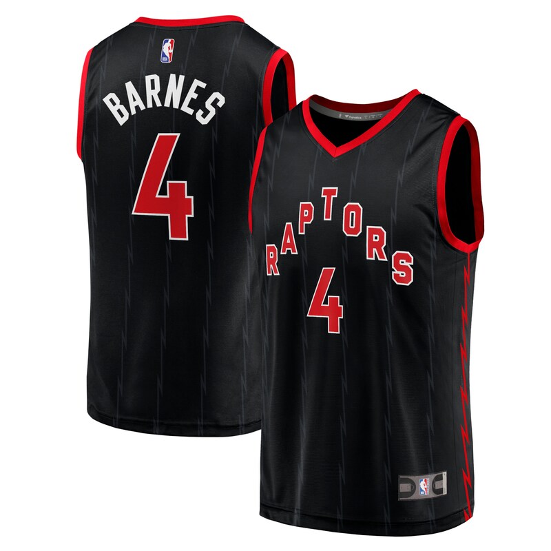 Toronto Raptors - Dres basketbalový "Fast Break" - Scottie Barnes, černý, sezóna 2021/22, edice statement