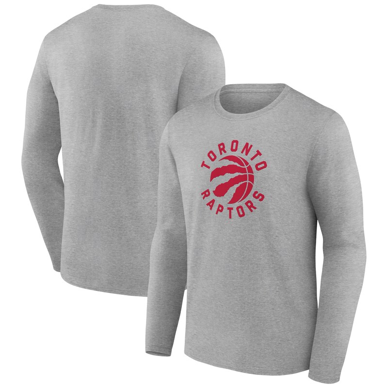 Toronto Raptors - Tričko "Logo" - šedé, dlouhý rukáv, třetí sada