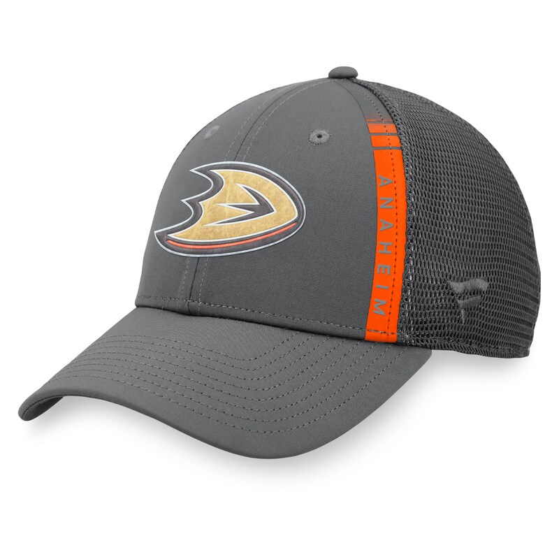 Anaheim Ducks - Kšiltovka "Pro Ice Trucker" - snapback, tmavě šedá, autentická, domácí