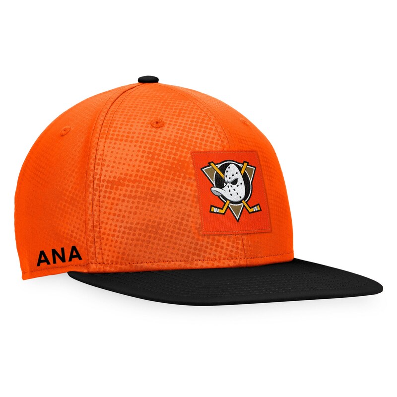 Anaheim Ducks - Kšiltovka "Pro Logo" - snapback, černooranžová, autentická, třetí sada
