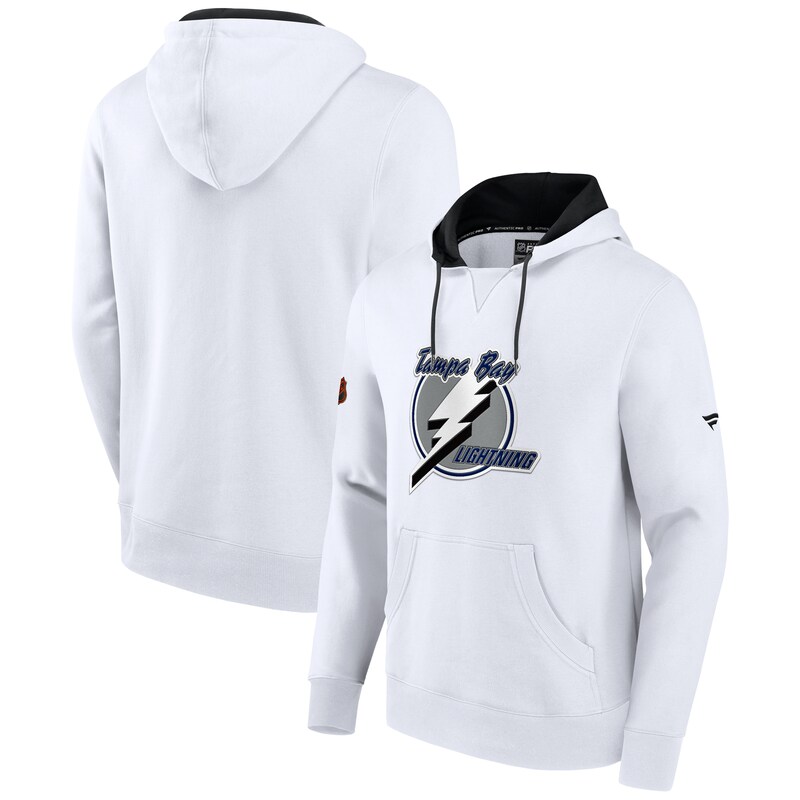 Tampa Bay Lightning - Mikina s kapucí "Logo" - bílá, Special Edition