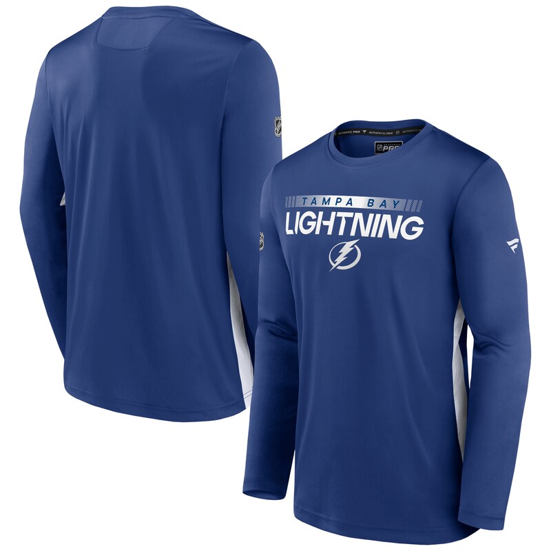 Tampa Bay Lightning - Tričko "Pro Rink Performance" - autentické, dlouhý rukáv, modré