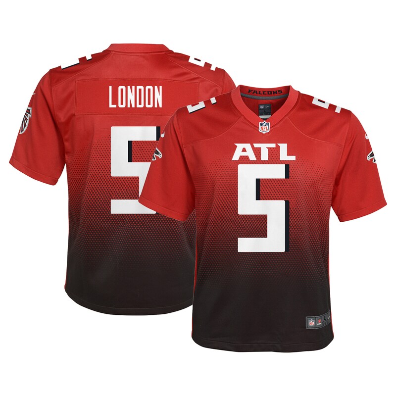 Atlanta Falcons - Dres fotbalový dětský - Drake London, červený