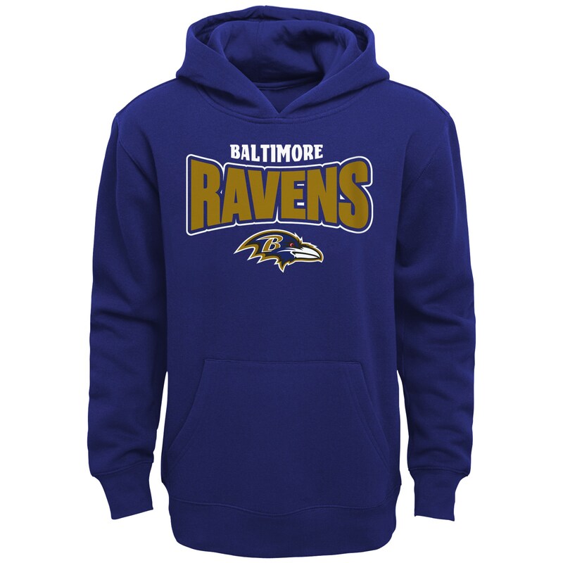 Baltimore Ravens - Mikina s kapucí dětská - výběr v draftu, fialová