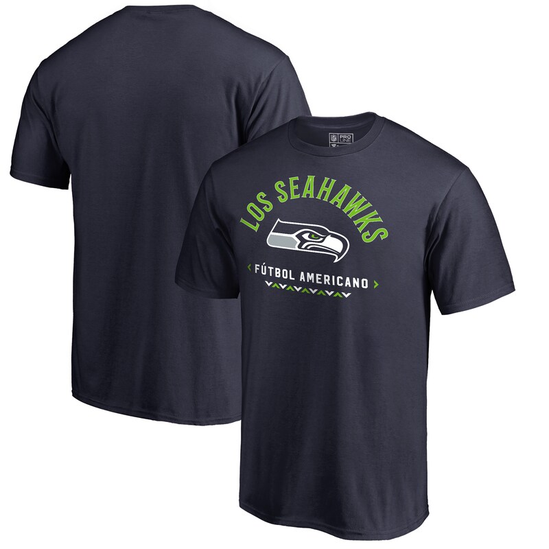 Seattle Seahawks - Tričko "Futbol Americano" - námořnická modř