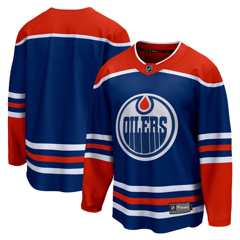 Edmonton Oilers - Dres hokejový "Breakaway" - bez jména a čísla, tmavě modrý, domácí