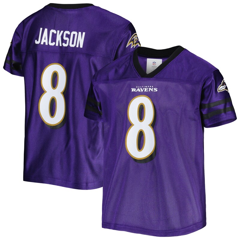 Baltimore Ravens - Dres fotbalový replika dětský - fialový, Lamar Jackson