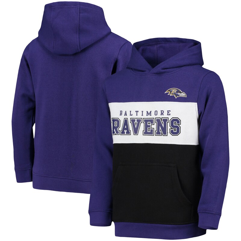 Baltimore Ravens - Mikina s kapucí "Logo" dětská - fialová