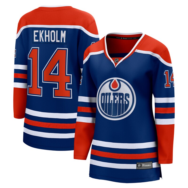 Edmonton Oilers - Dres hokejový "Breakaway" dámský - tmavě modrý, domácí, Mattias Ekholm