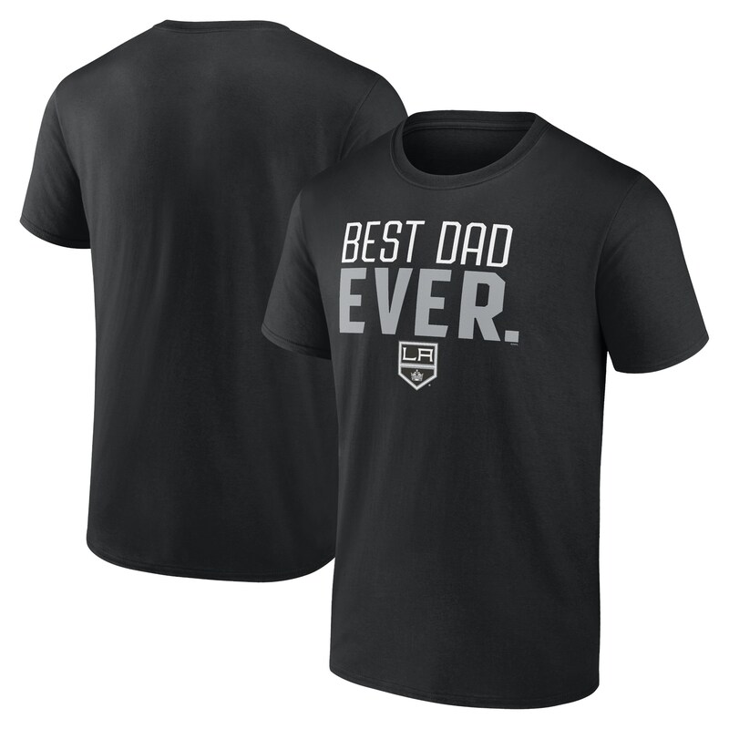 Los Angeles Kings - Tričko "Best Dad Ever" - černé