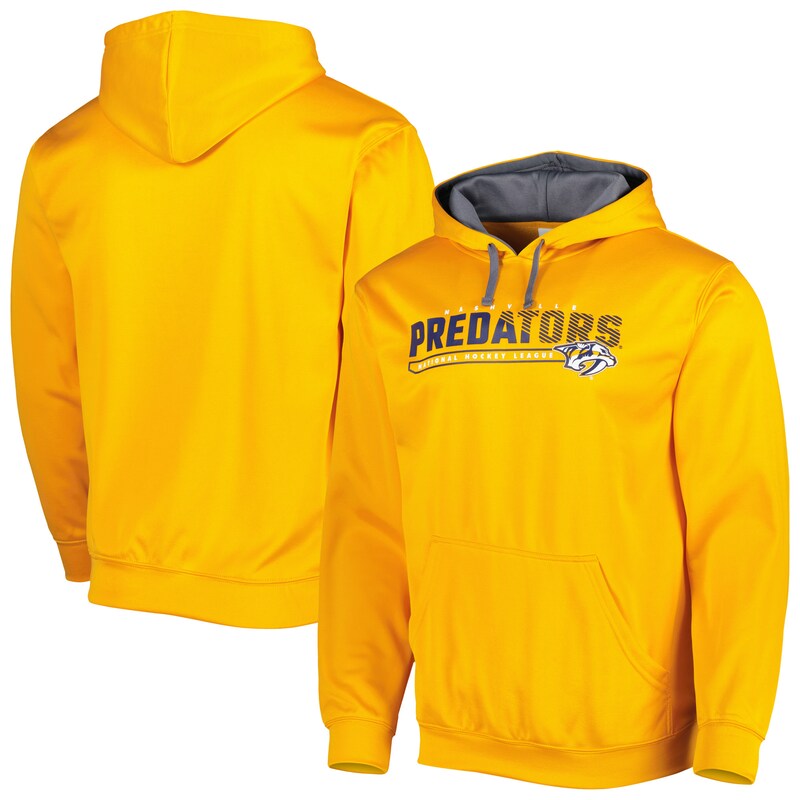 Nashville Predators - Mikina s kapucí "HD" pánská - žlutá