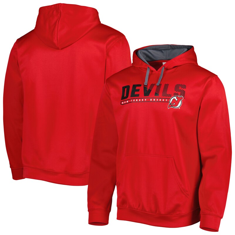 New Jersey Devils - Mikina s kapucí "HD" pánská - červená