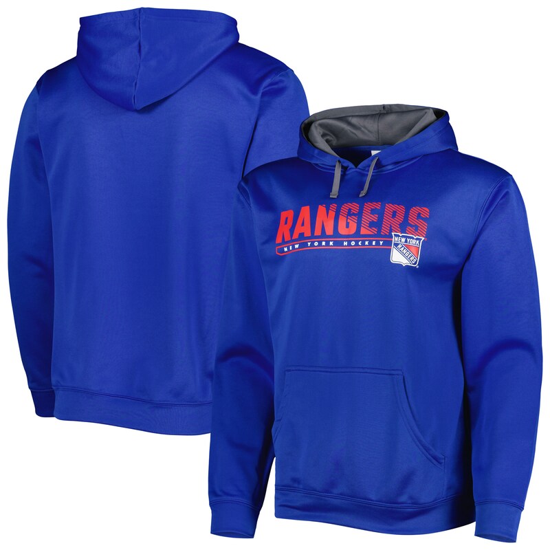 New York Rangers - Mikina s kapucí "HD" pánská - modrá