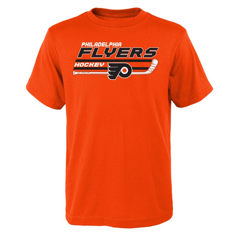 Philadelphia Flyers - Tričko "Stick Logo" dětské - oranžové