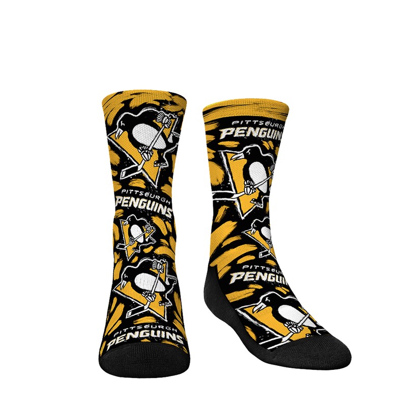 Pittsburgh Penguins - Ponožky "Allover Logo & Paint" dětské