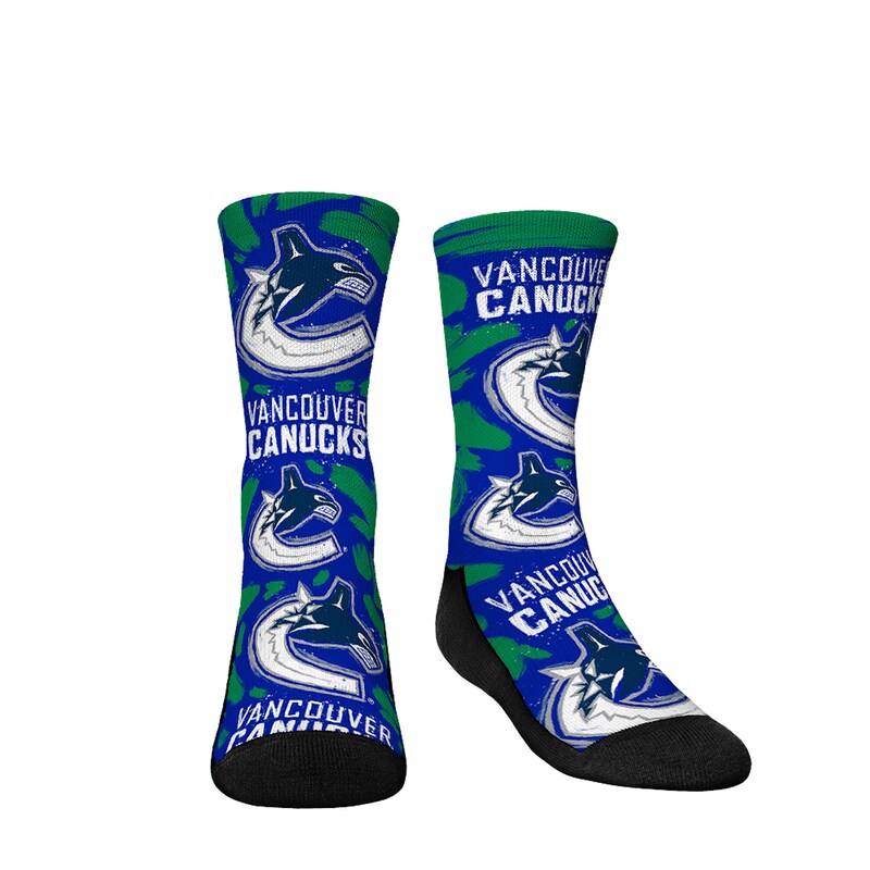 Vancouver Canucks - Ponožky "Allover Logo & Paint" dětské