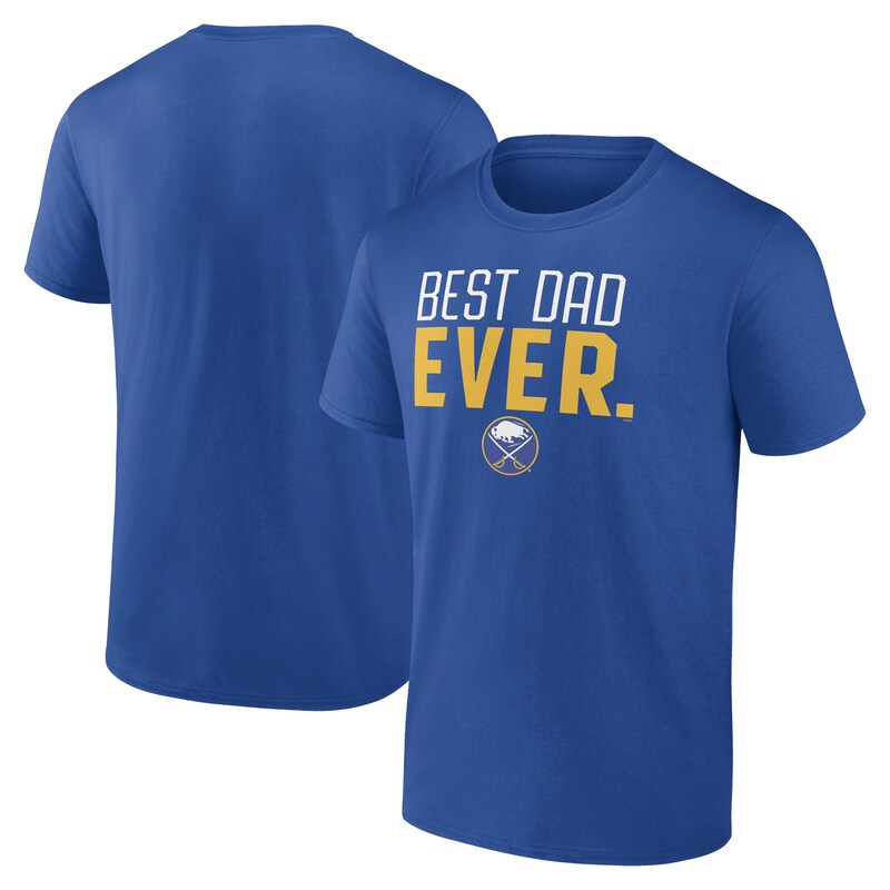 Buffalo Sabres - Tričko "Best Dad Ever" - tmavě modré