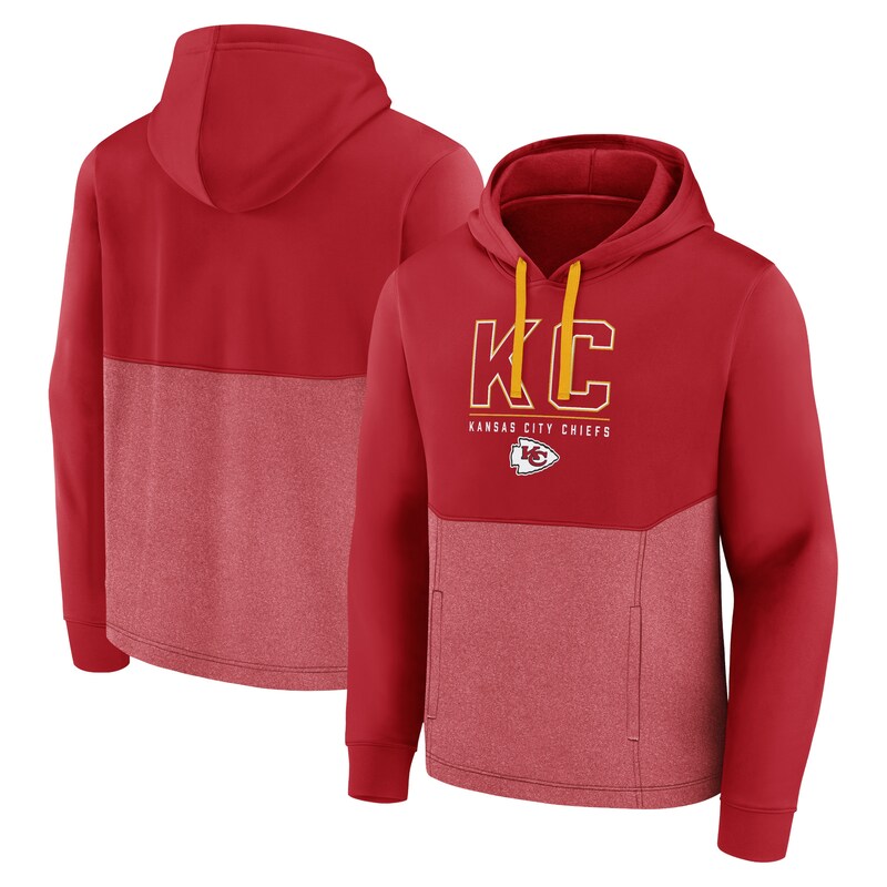 Kansas City Chiefs - Mikina s kapucí "Successful" - tri-blend, červená