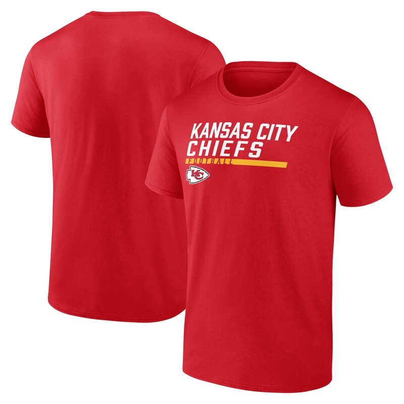 Kansas City Chiefs - Tričko "Stacked" - červené