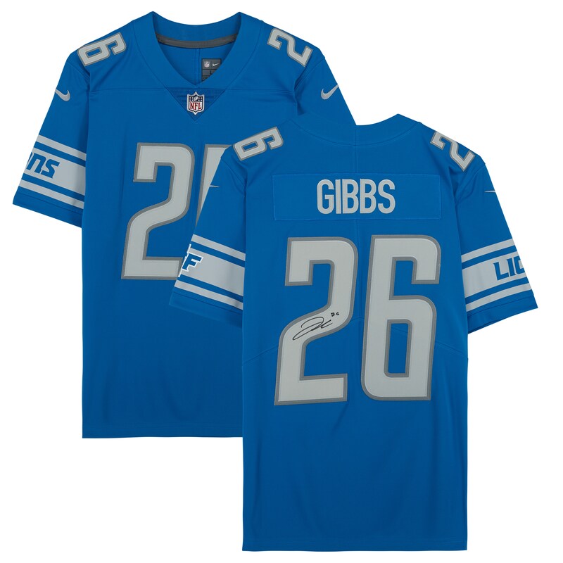 Detroit Lions - Dres fotbalový "Limited" - Jahmyr Gibbs, podepsaný, modrý
