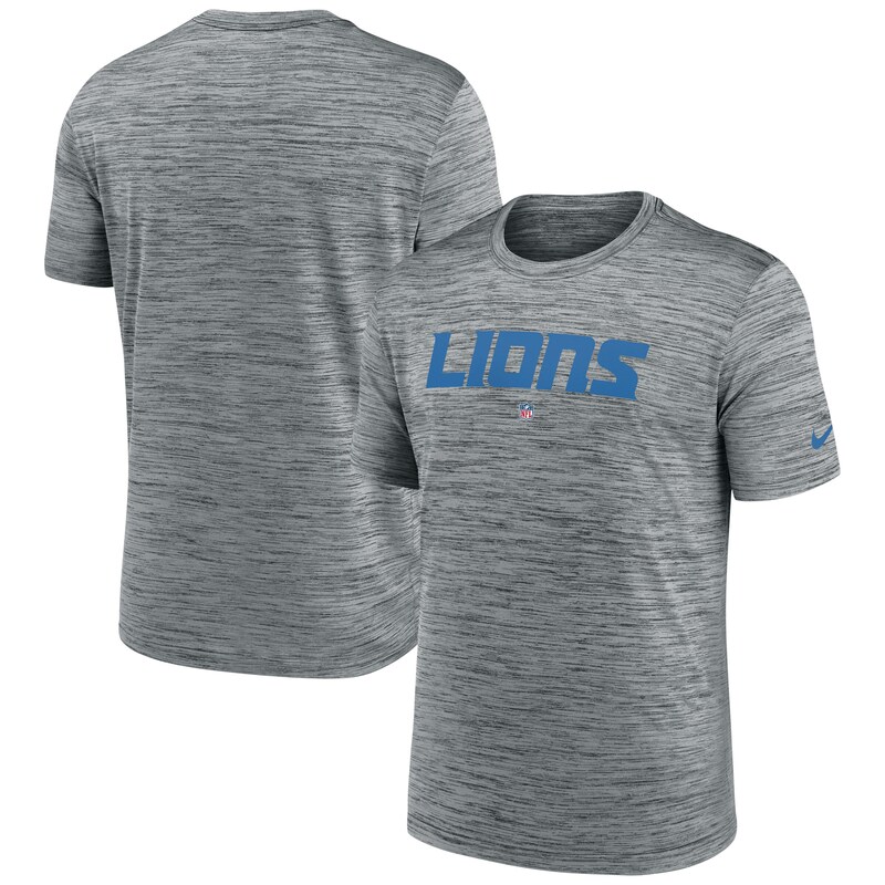 Detroit Lions - Tričko "Velocity Performance" - šedé
