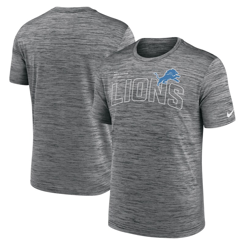 Detroit Lions - Tričko "Velocity Arch Performance" - šedé