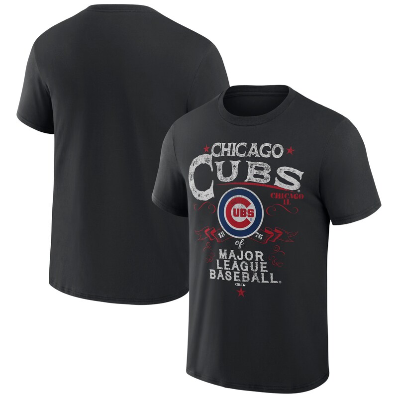 Chicago Cubs - Tričko "Beach Splatter" - černé