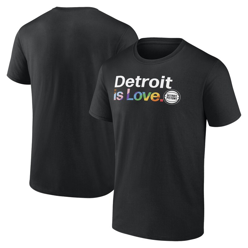 Detroit Pistons - Tričko "City Pride Logo" - černé