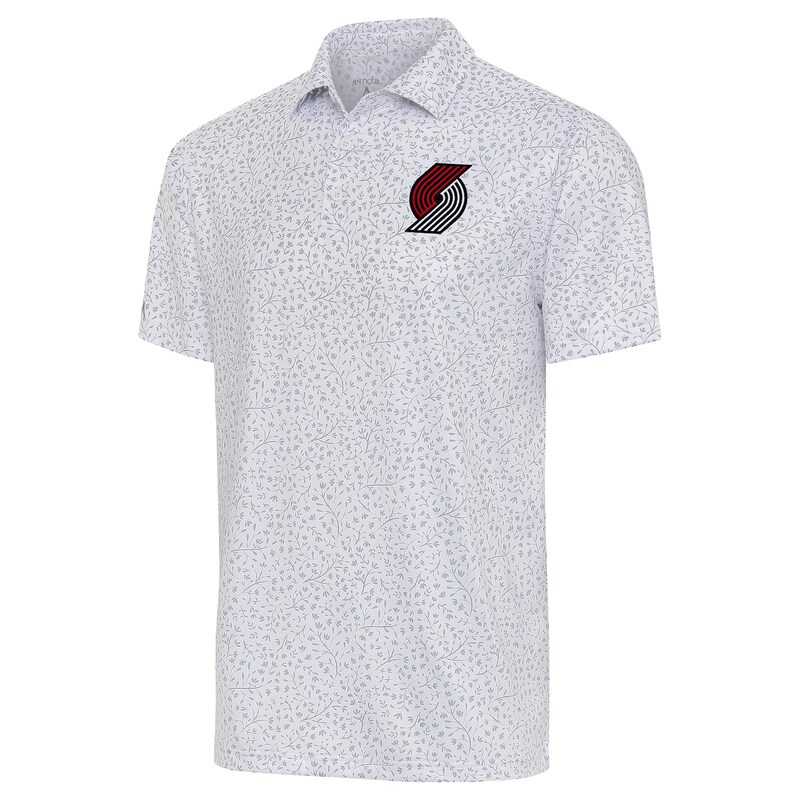 Portland Trail Blazers - Tričko s límečkem "Motion" - bílé