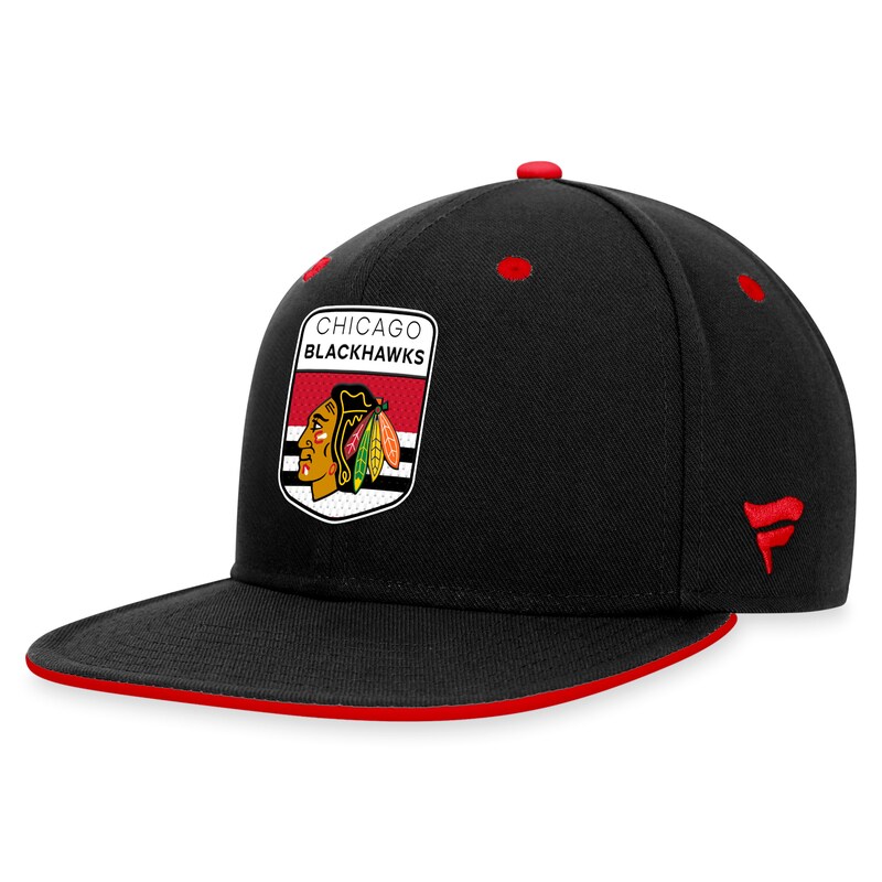 Chicago Blackhawks - Kšiltovka "Draft" - černá, snapback, 2023